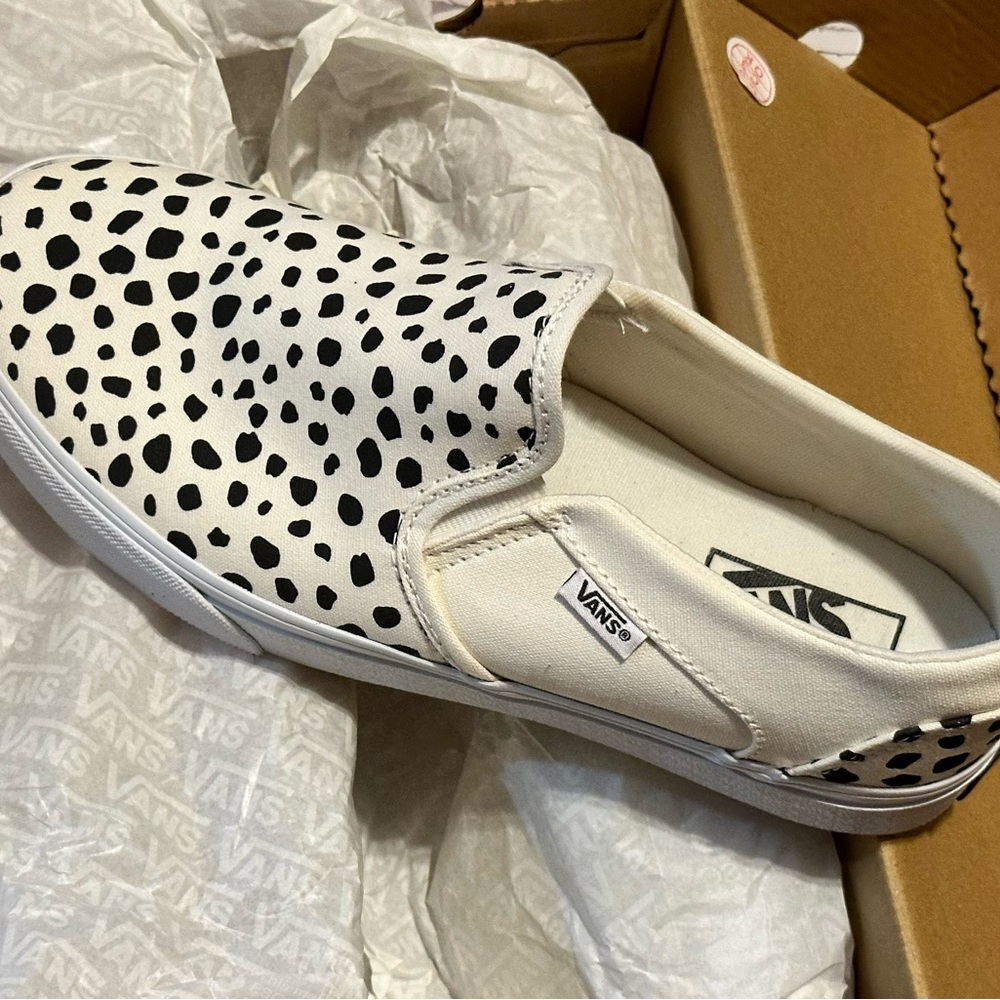 NWT Spotted Vans